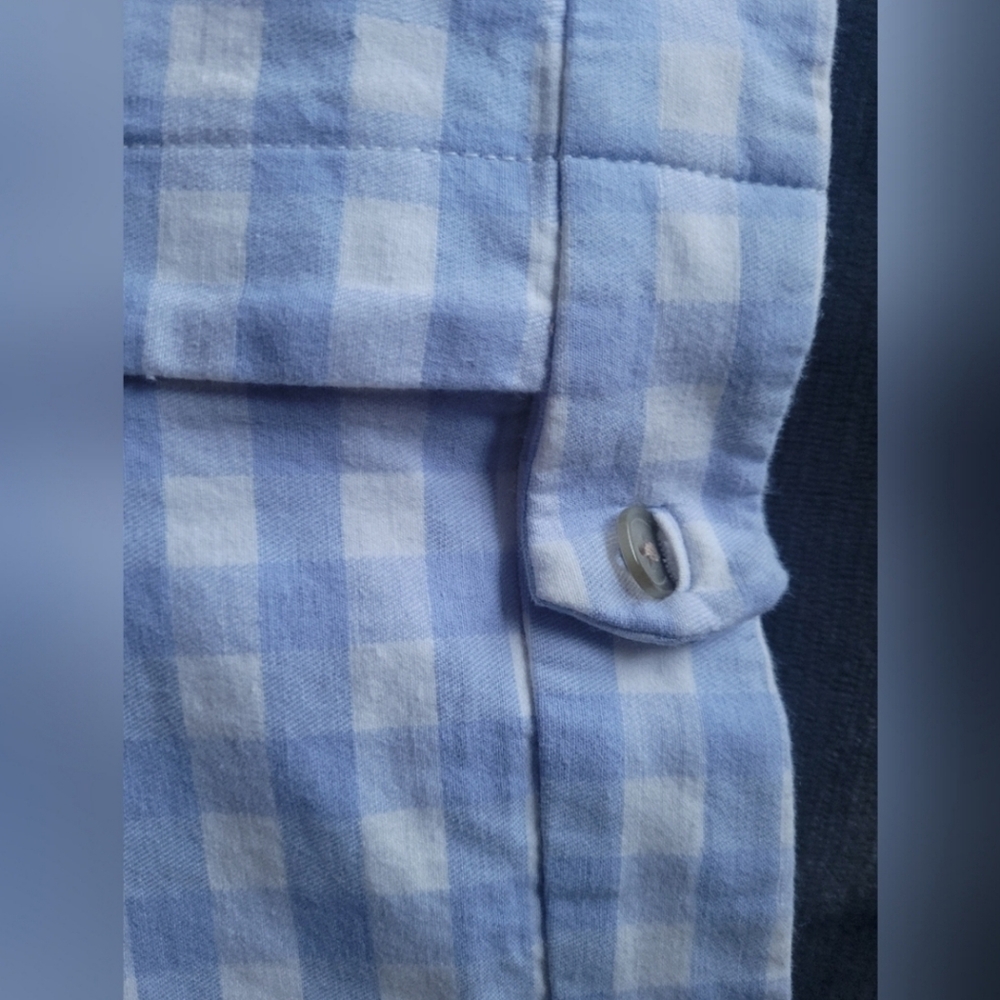 J.Crew Women's Plaid Stretch Cotton Shorts Blue & White 2 XS/S - Picture 6 of 16